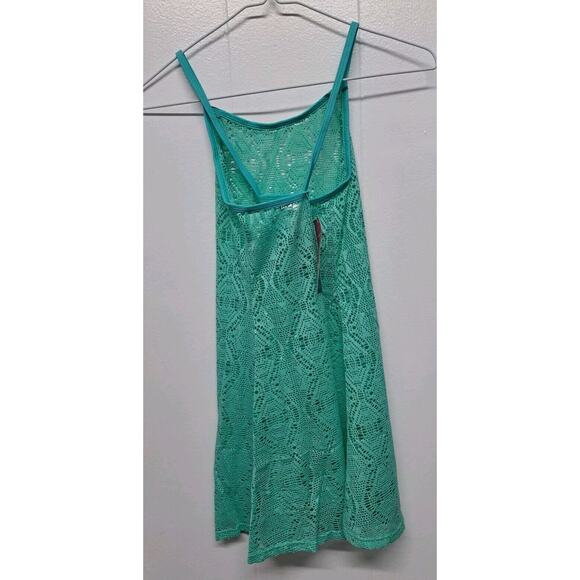 Girls Swim Cover Ups Beach Crochet‎ Mesh Crossback Swimsuits Cover Up Dress Sz S - Picture 10 of 10